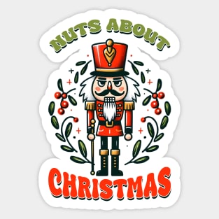 Nuts About Christmas Sticker